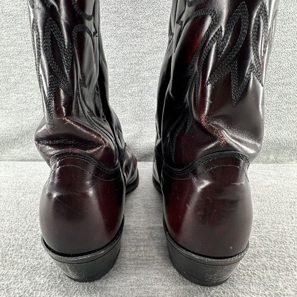 ABILENE - Cowboy Western Boots Leather Made In USA Men\'s Size 9 D     B8 main image 7
